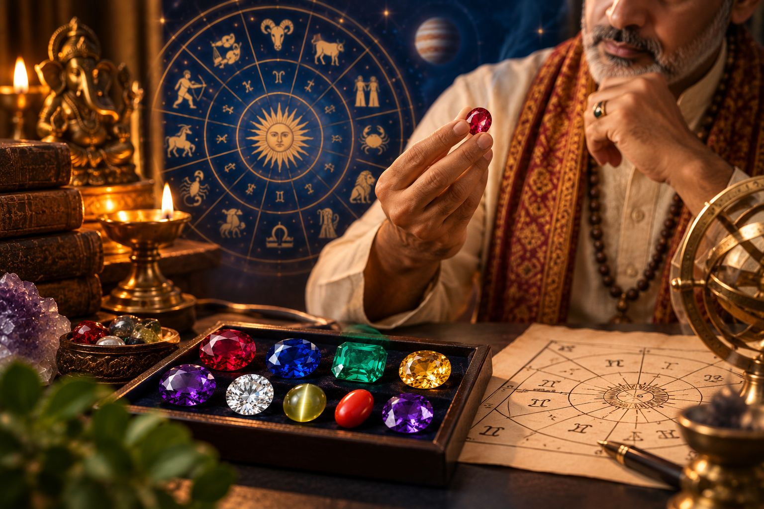 Gemstone Supplier for Astrologers: Natural & Certified Astrology Gems